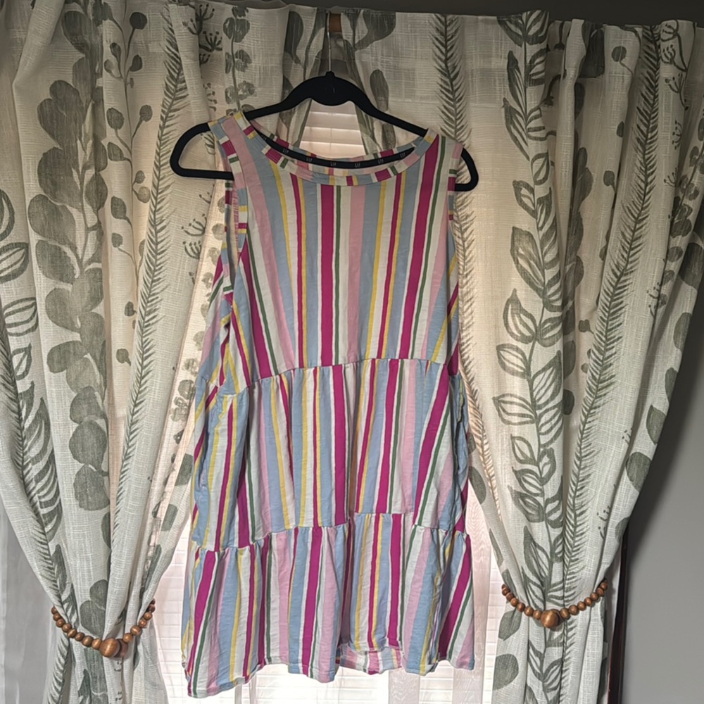 Striped Sleeveless Dress